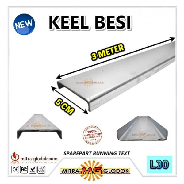 Keel Besi Penyangga Frame Running Text & Videotron | 3 Meter Keel Besi Penyangga Frame Running Text & Videotron | 3 Meter